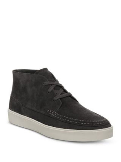 VINCE. Mens Gray Logo Chukka Padded Tacoma Round Toe Platform Lace-Up Leather Sneakers Shoes 12 M