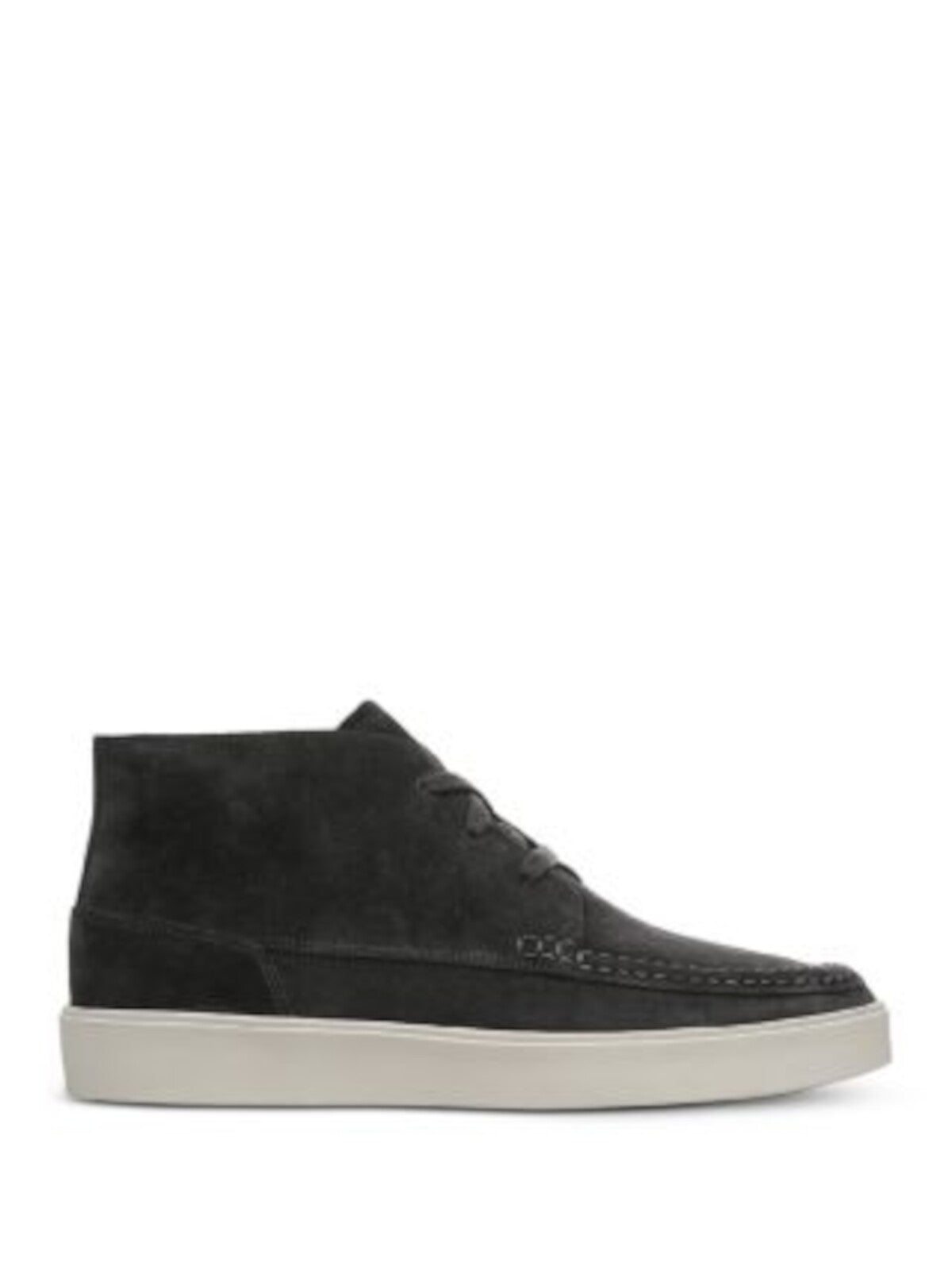 VINCE. Mens Gray Logo Chukka Padded Tacoma Round Toe Platform Lace-Up Leather Sneakers Shoes 12 M
