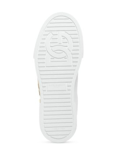 VINCE. Mens Beige Logo Apron Toe Padded Tacoma Round Toe Platform Lace-Up Suede Sneakers Shoes M