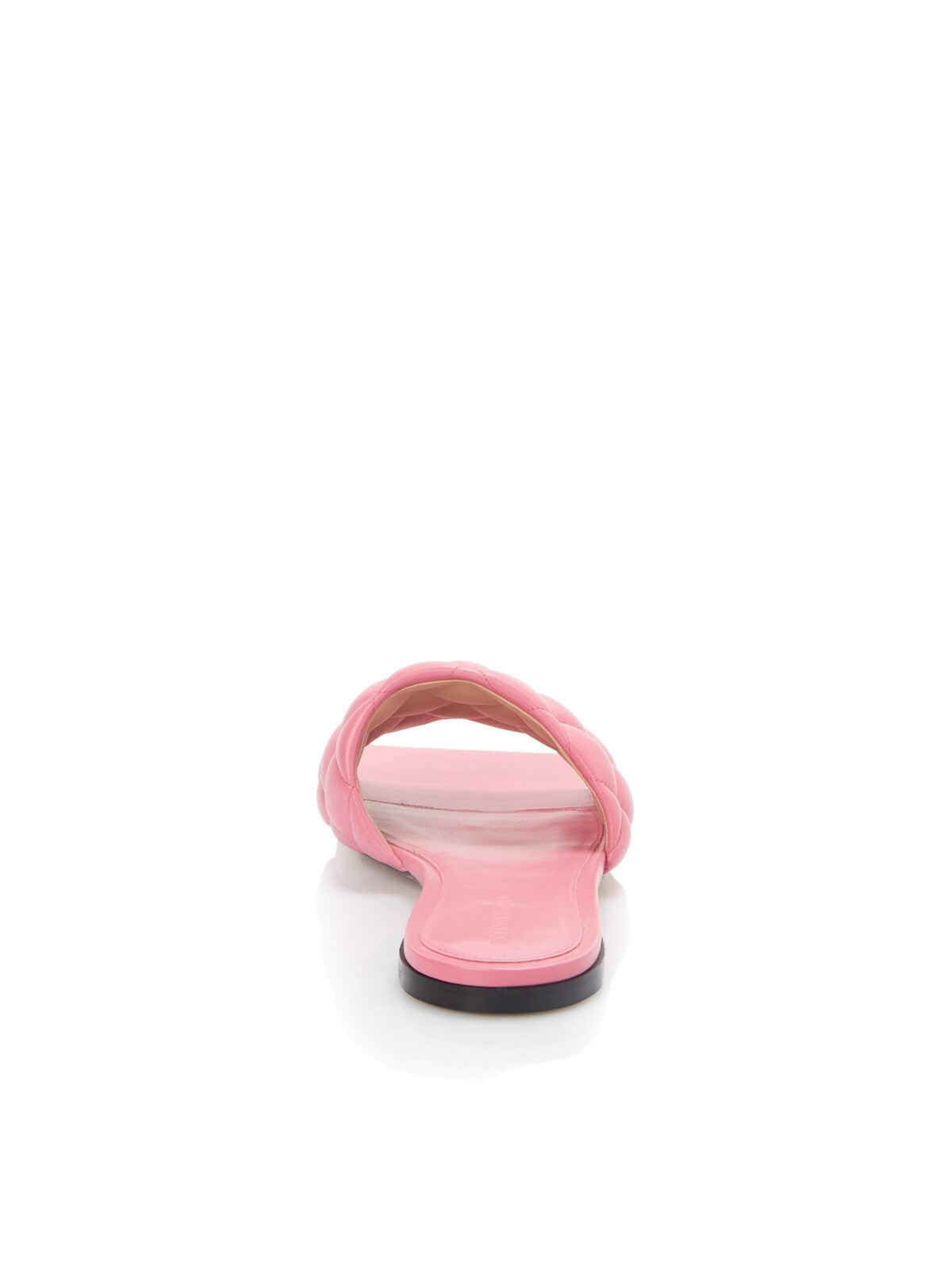 BOTTEGA VENETA Womens Pink Quilted Square Toe Slip On Leather Flats Shoes 36.5