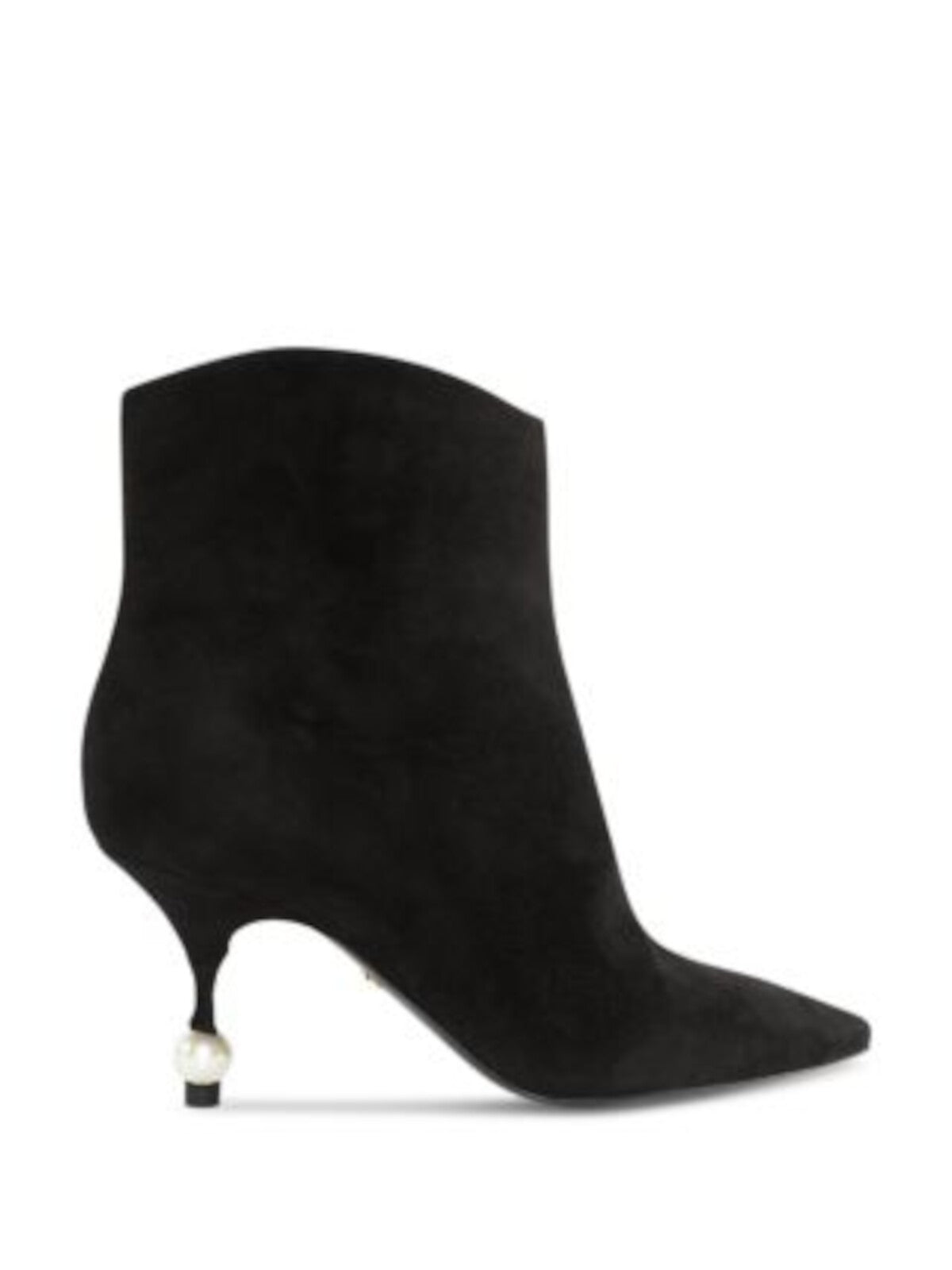GIAMBATTISTA VALLI Womens Black Embellished Pointed Toe Sculpted Heel Zip-Up Leather Booties 37.5