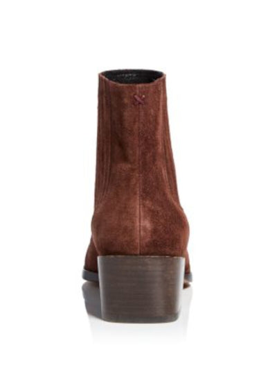 RAG & BONE Womens Brown Padded Goring Rover Pointed Toe Block Heel Leather Booties 36