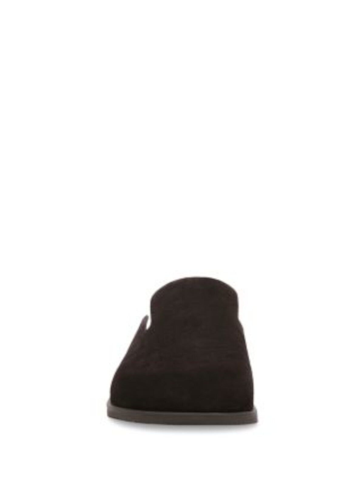 VINCE. Mens Brown Notched Padded Treaded Decker Round Toe Slip On Suede Clogs Shoes 8.5 M
