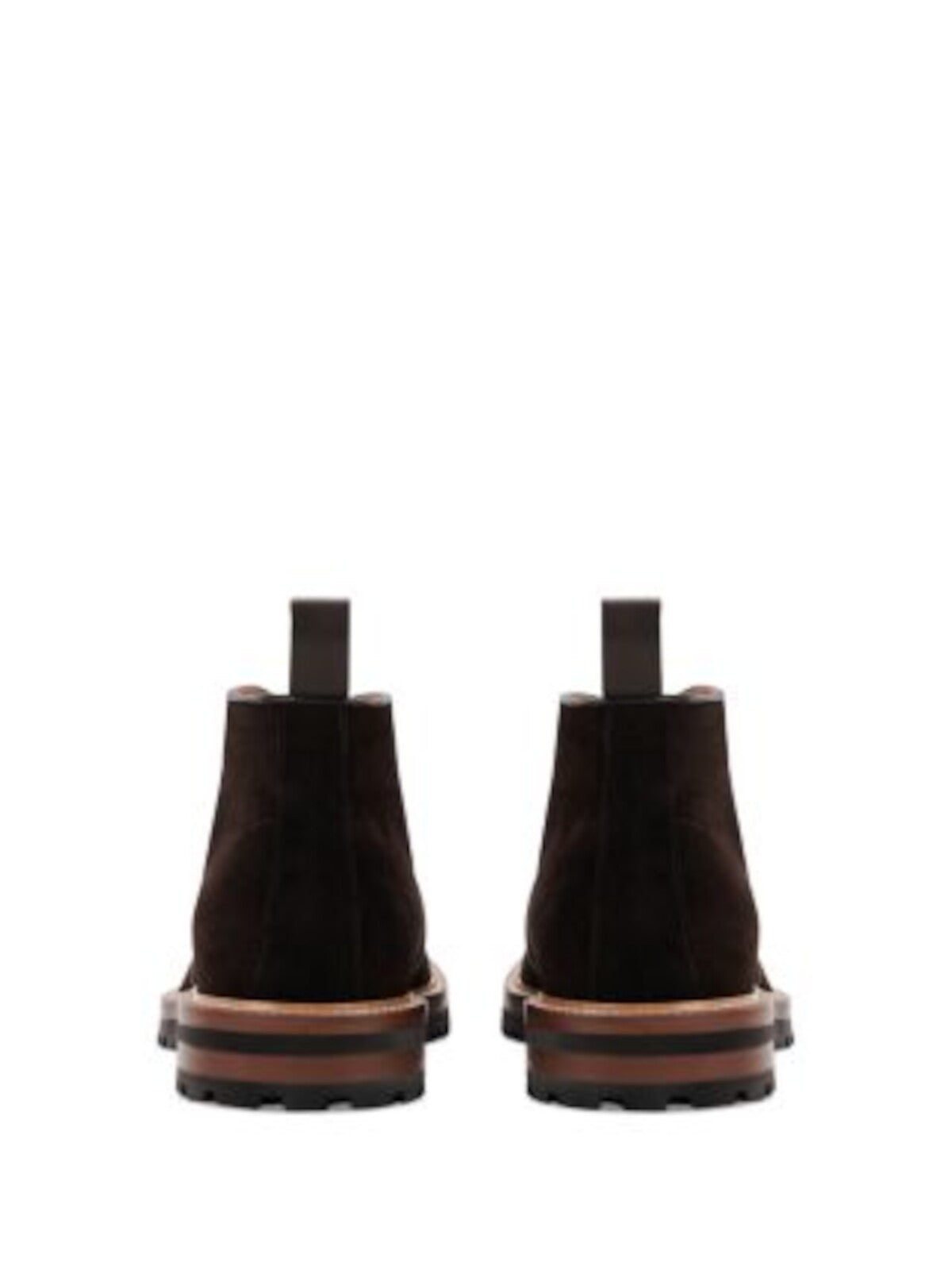 GREATS Mens Brown Lug Sole Heel Pull-Tab Padded Treaded Henry Round Toe Lace-Up Leather Chukka Boots 10.5