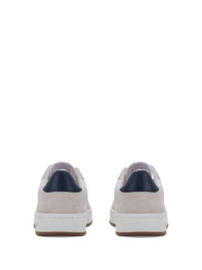 GREATS Mens White Mixed Media Padded Union Round Toe Lace-Up Leather Sneakers Shoes 6