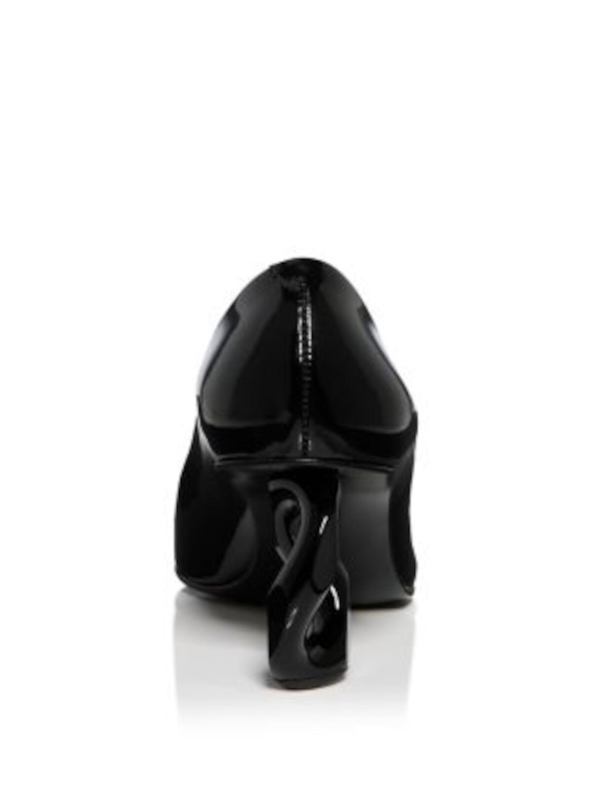JW ANDERSON Womens Black Padded Pointed Toe Sculpted Heel Slip On Leather Pumps Shoes 37.5