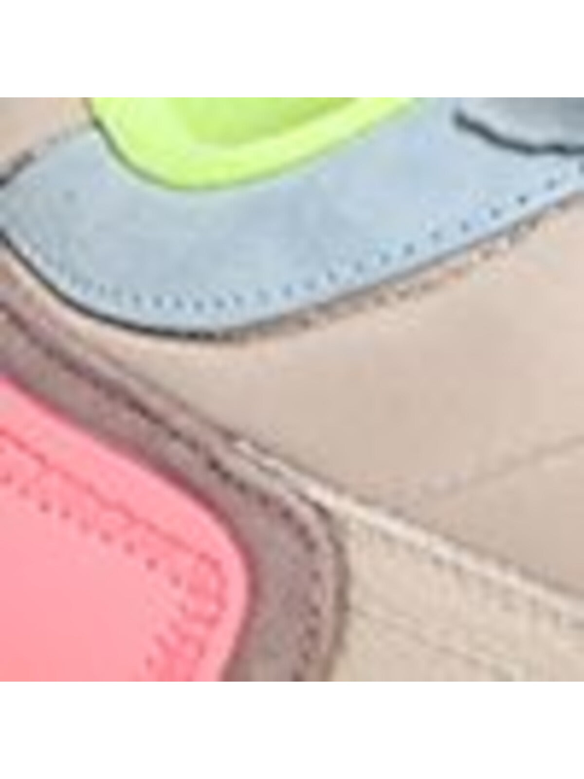 HOFF Womens Beige Mixed Media Breathable Mesh Logo Pull-Tab Cushioned Tana Round Toe Wedge Lace-Up Sneakers Shoes