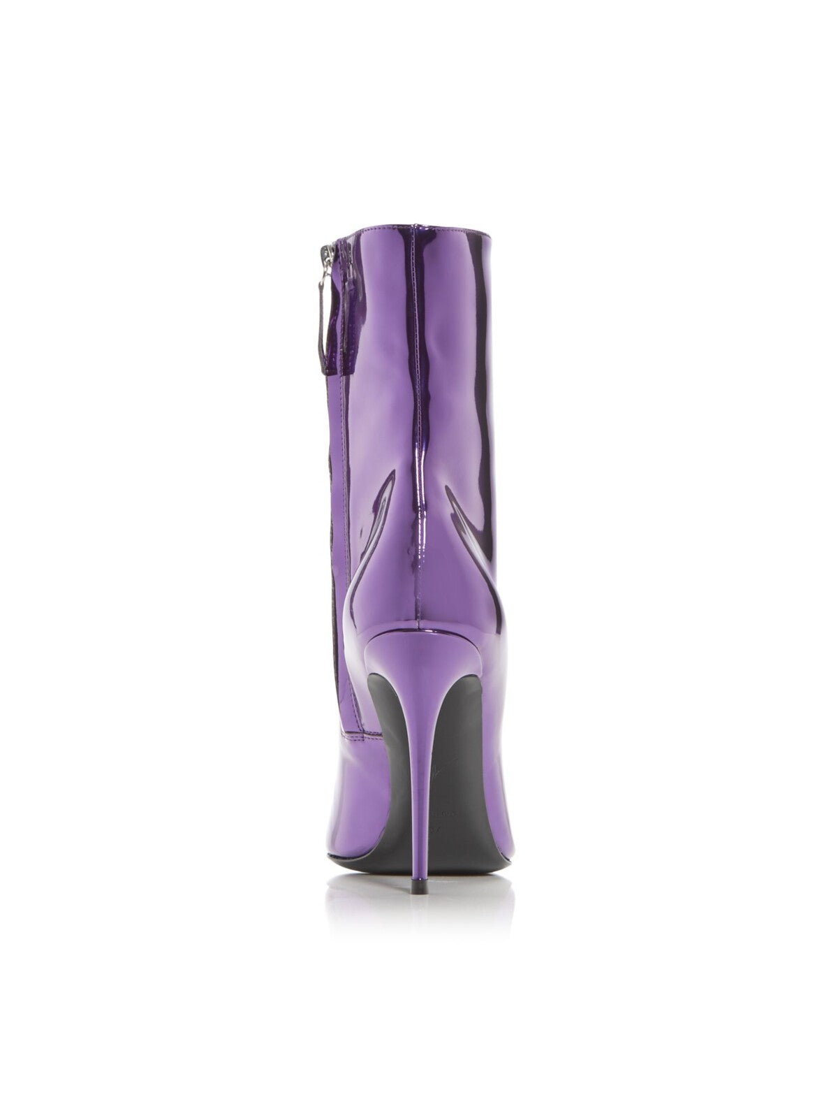 Giuseppe Zanotti Womens Purple Mirrored-Effect Padded Brytta Pointed Toe Stiletto Zip-Up Dress Boots 38 Giuseppe Zanotti Womens Purple Mirrored-Effect Padded Brytta Pointed Toe Stiletto Zip-Up Dress Boots 38