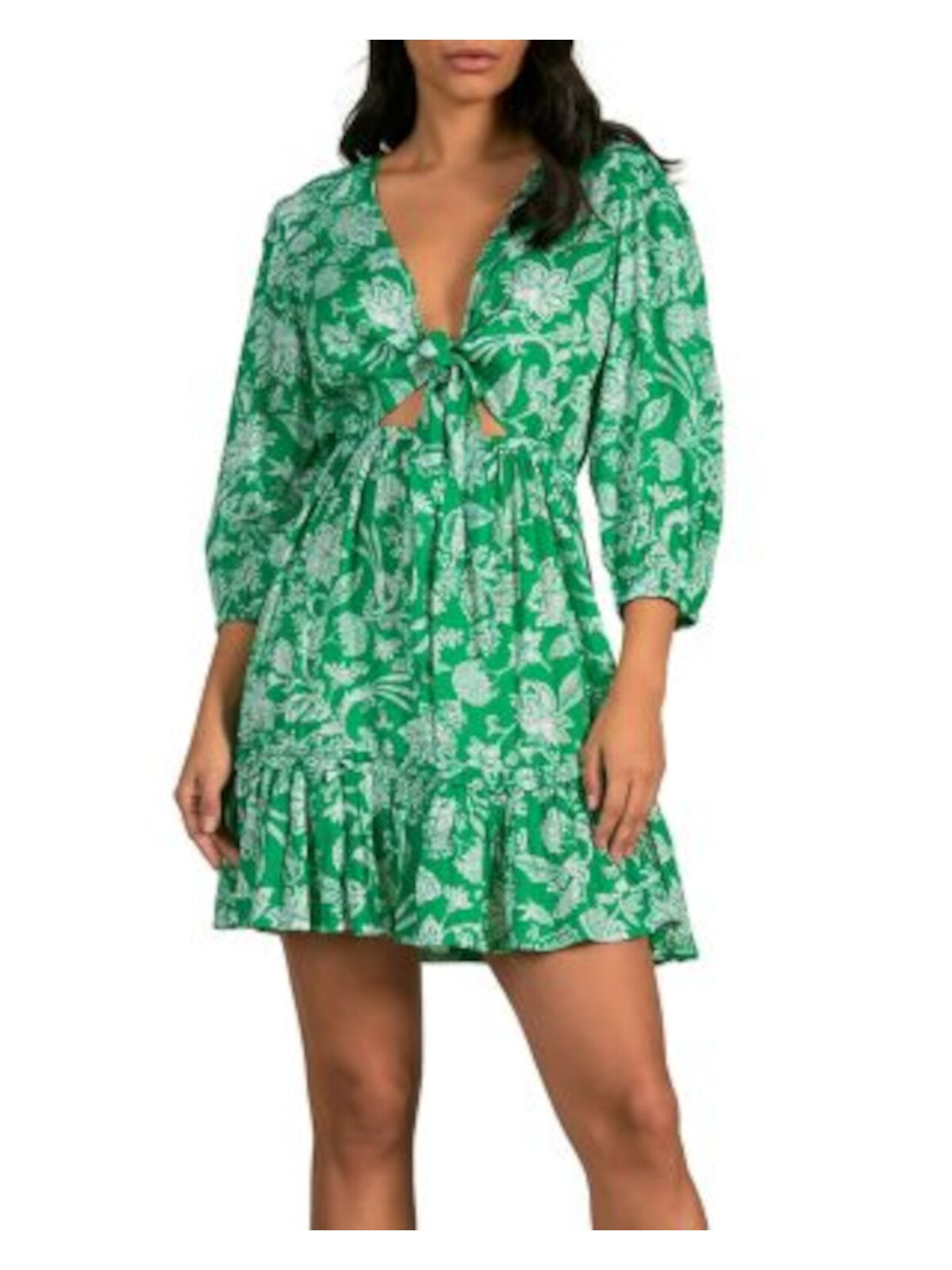elan fit & flare dress ELAN Rust Print Halter Maxi Dress - FINAL SALE Large | Women's Online Boutique | Boho Chic Style