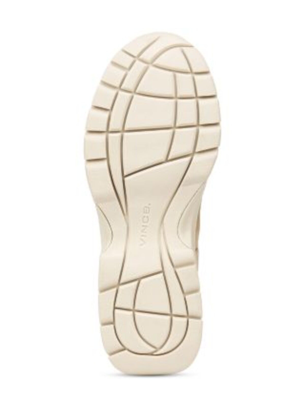VINCE. Mens Beige Mixed Media Padded Collar Padded Lug Sole Elvio Round Toe Platform Lace-Up Boots Shoes M