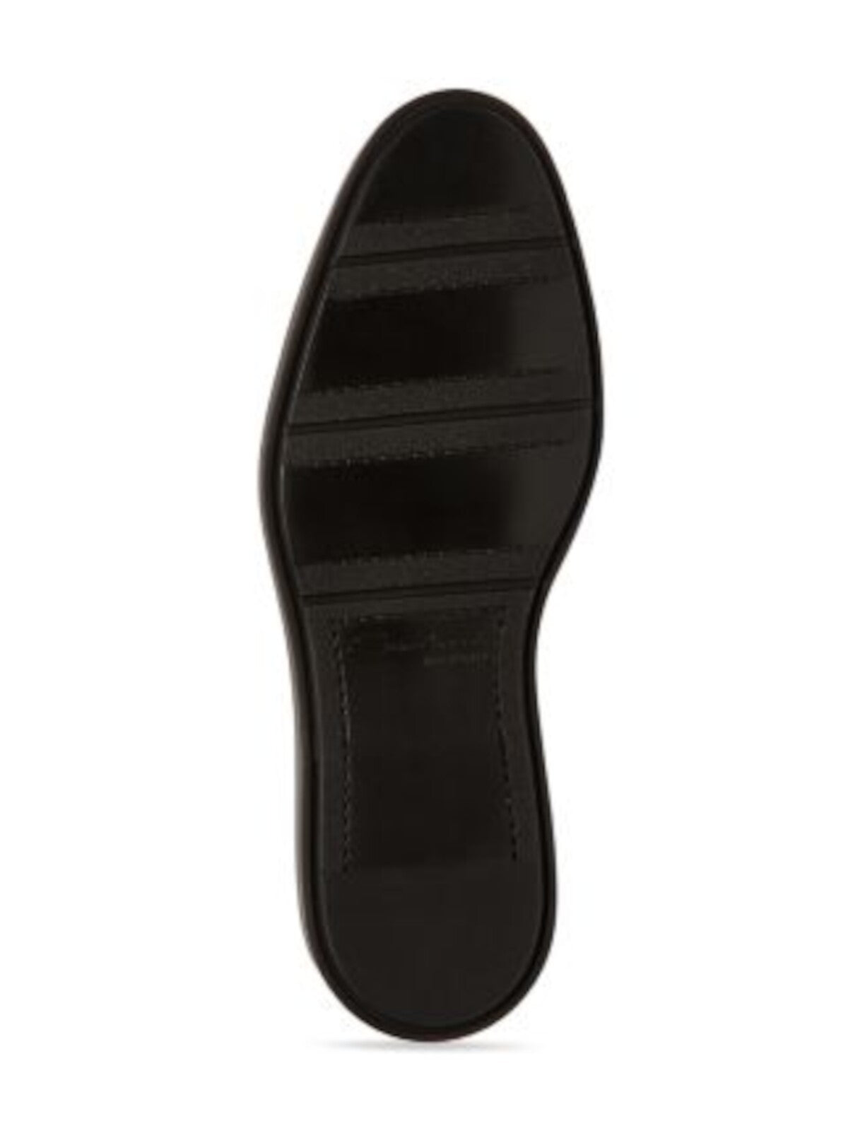 SANTONI Mens Black Apron Toe Padded Detroit Almond Toe Wedge Slip On Leather Dress Loafers Shoes