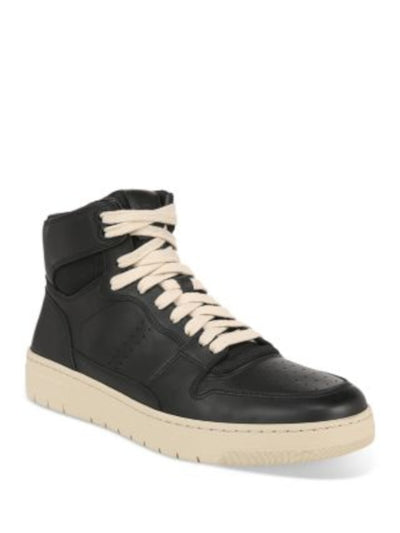 VINCE. Womens Black Logo Accents Perforated Padded Mason Round Toe Platform Lace-Up Sneakers Shoes 9 M