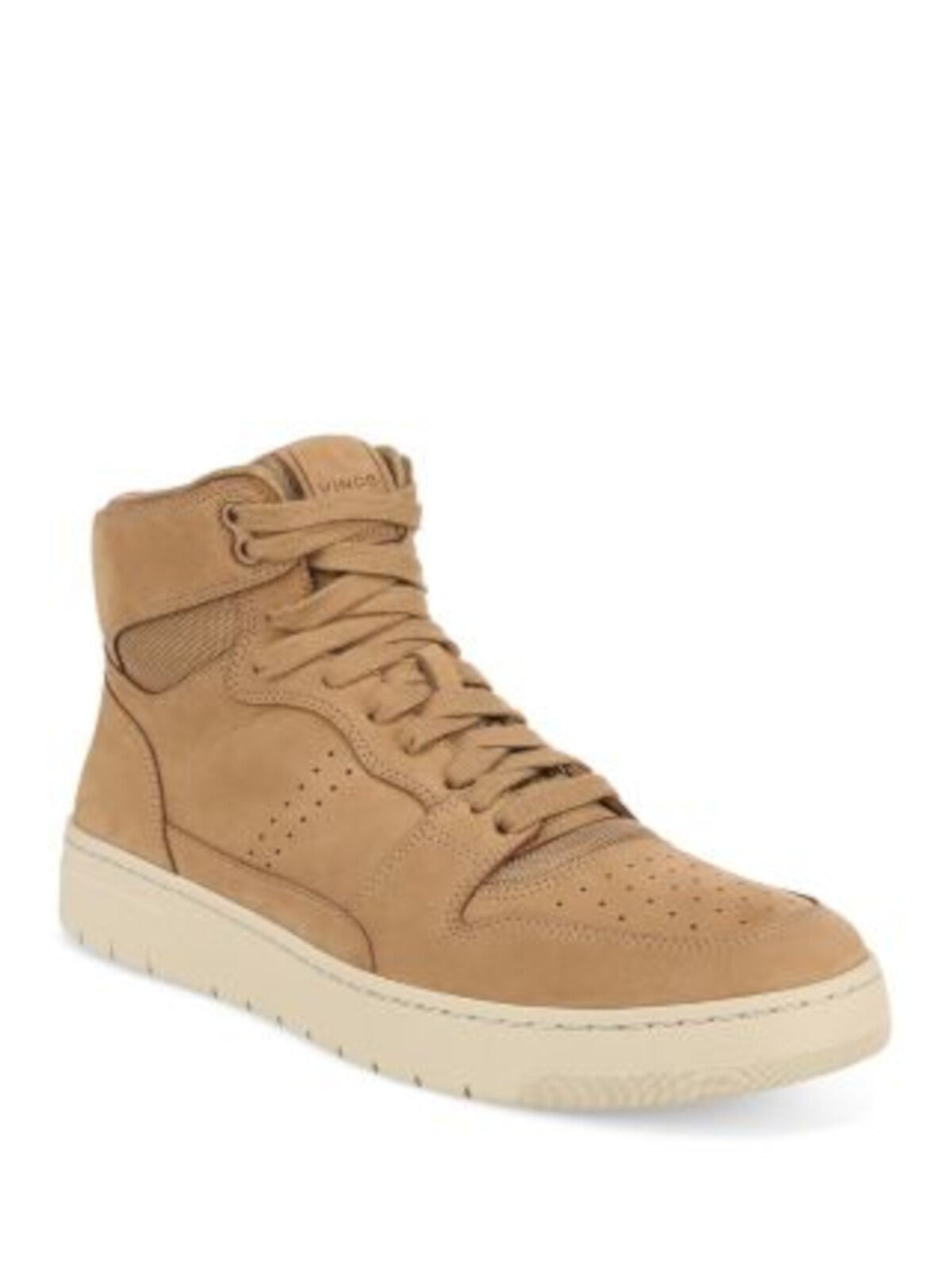 VINCE. Womens Brown Logo Accents Perforated Padded Mason Round Toe Platform Lace-Up Leather Sneakers Shoes 13 M