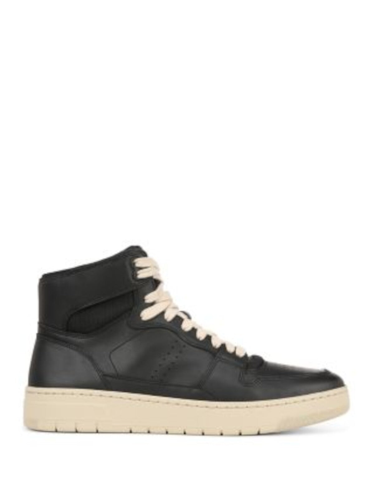 VINCE. Womens Black Logo Accents Perforated Padded Mason Round Toe Platform Lace-Up Sneakers Shoes 9 M