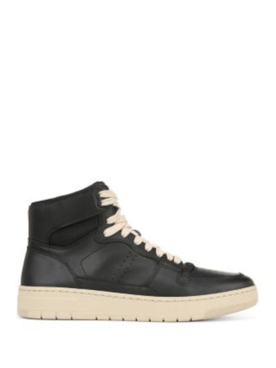 VINCE. Womens Black Logo Accents Perforated Padded Mason Round Toe Platform Lace-Up Sneakers Shoes 9 M