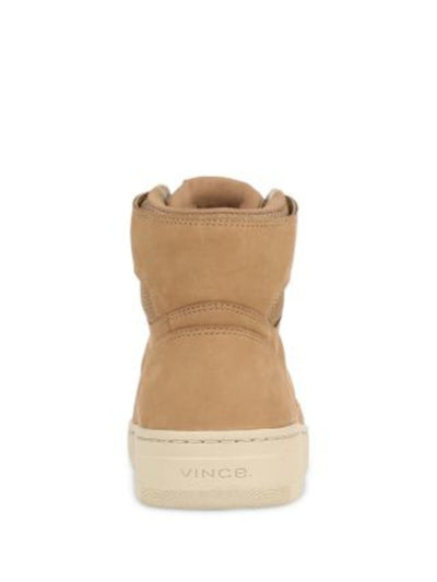 VINCE. Womens Brown Logo Accents Perforated Padded Mason Round Toe Platform Lace-Up Leather Sneakers Shoes 13 M