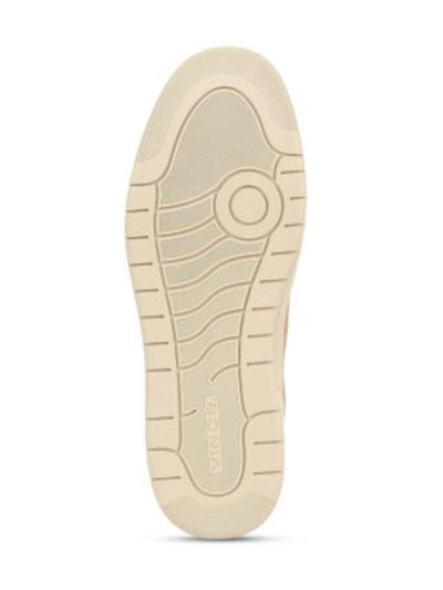 VINCE. Womens Brown Logo Accents Perforated Padded Mason Round Toe Platform Lace-Up Leather Sneakers Shoes M