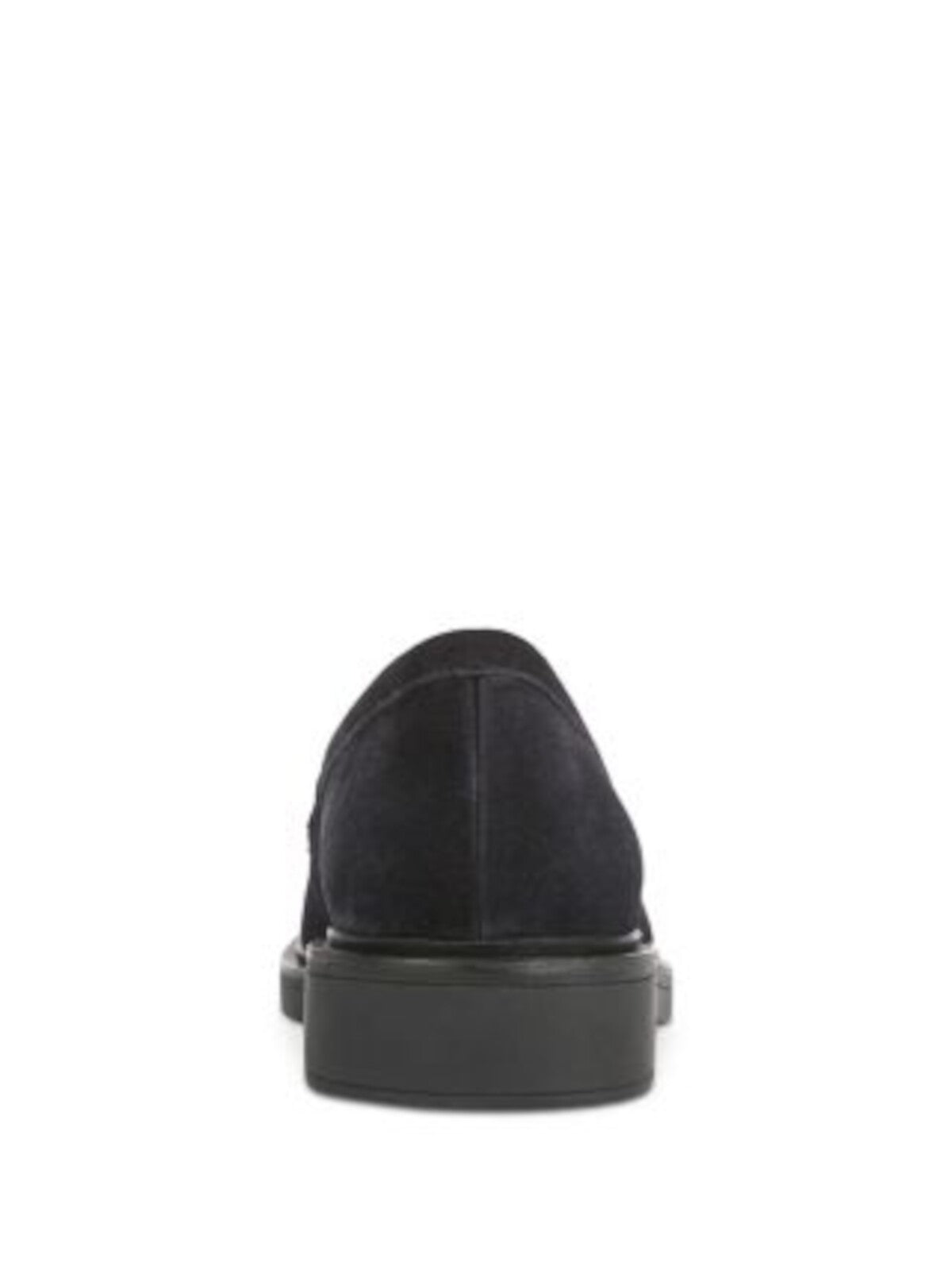 VINCE. Mens Navy Vamp Strap Cushioned Eston Round Toe Block Heel Slip On Leather Loafers Shoes 13 M