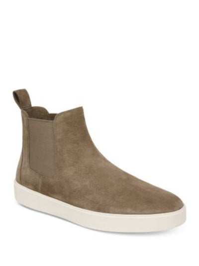 VINCE. Mens Beige Heel Pull-Tab Goring Padded Tamas Round Toe Platform Chelsea Boot 10.5 M