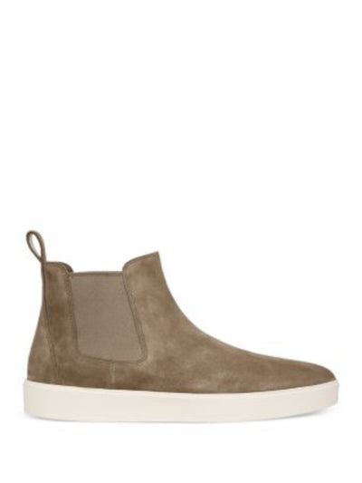 VINCE. Mens Beige Heel Pull-Tab Goring Padded Tamas Round Toe Platform Chelsea Boot 10.5 M