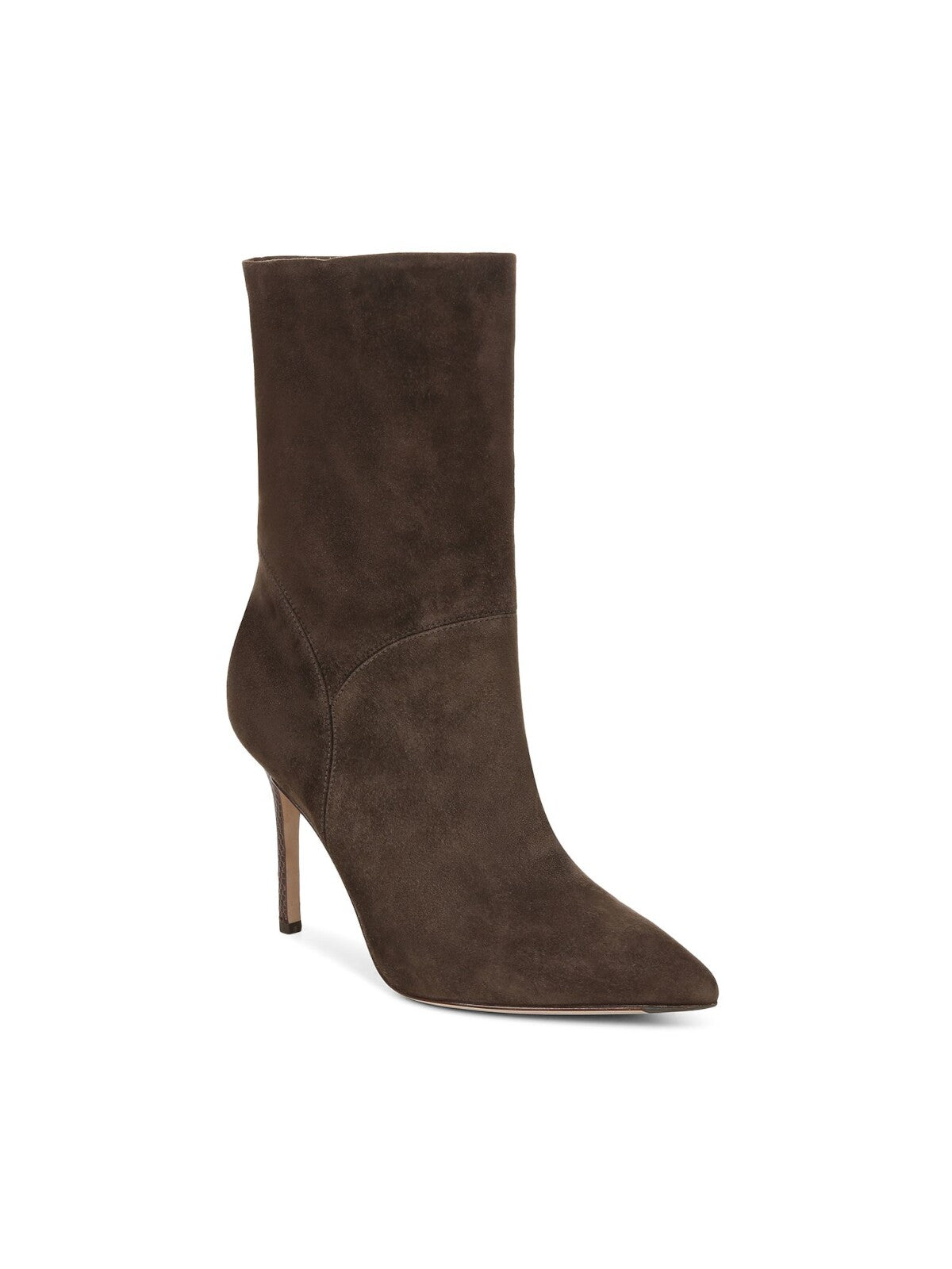 VERONICA BEARD Womens Brown Padded Nash Pointed Toe Stiletto Leather Dress Boots 7.5 M