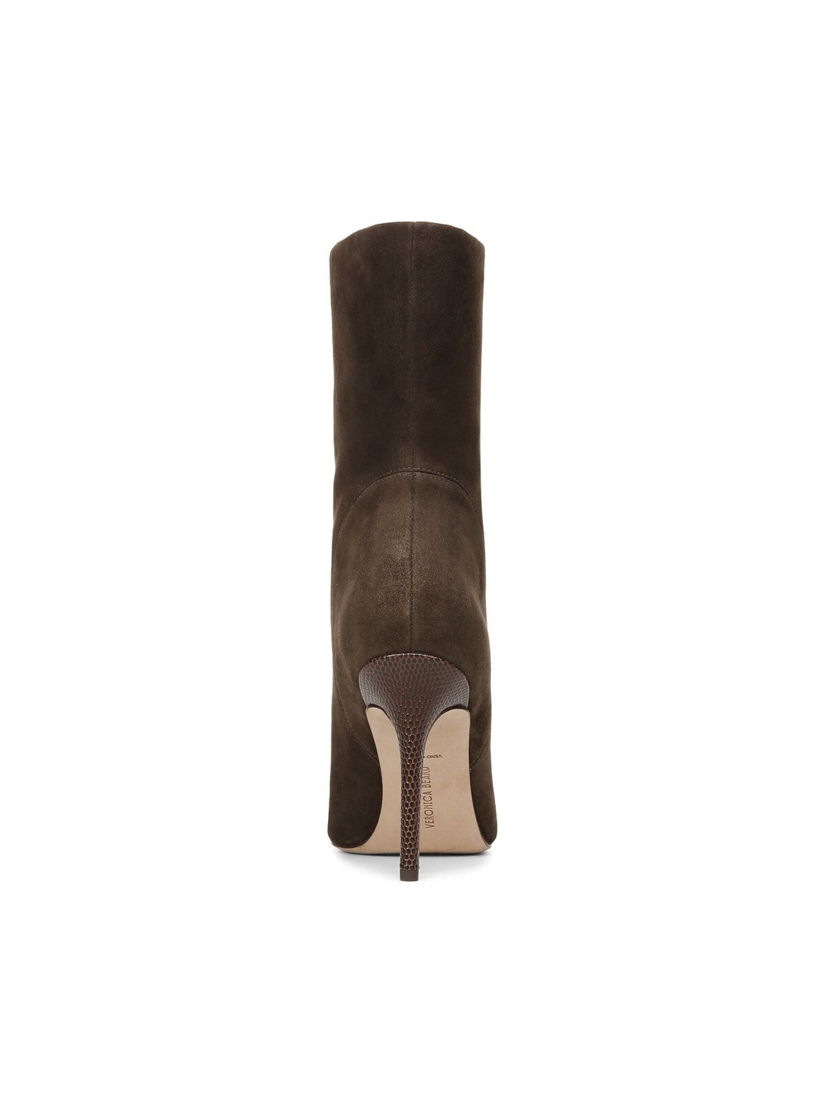 VERONICA BEARD Womens Brown Padded Nash Pointed Toe Stiletto Leather Dress Boots 7.5 M