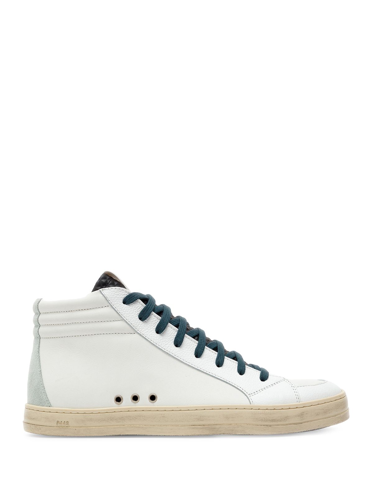 P448 Mens White Lace Up Gromets Diamond Tongue Cushioned F23skate-m129 Round Toe Platform Zip-Up Leather Sneakers Shoes 44