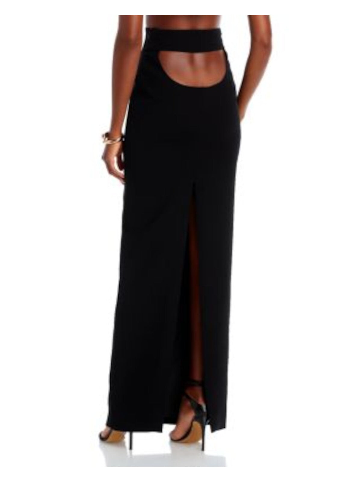 MONOT Womens Zippered Maxi Party Pencil Skirt