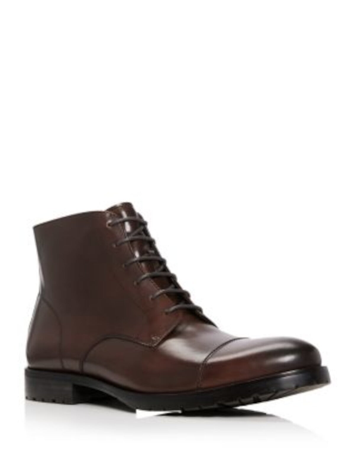 THE MENS STORE Mens Brown Traction Sole Cushioned Cap Toe  display picture 1