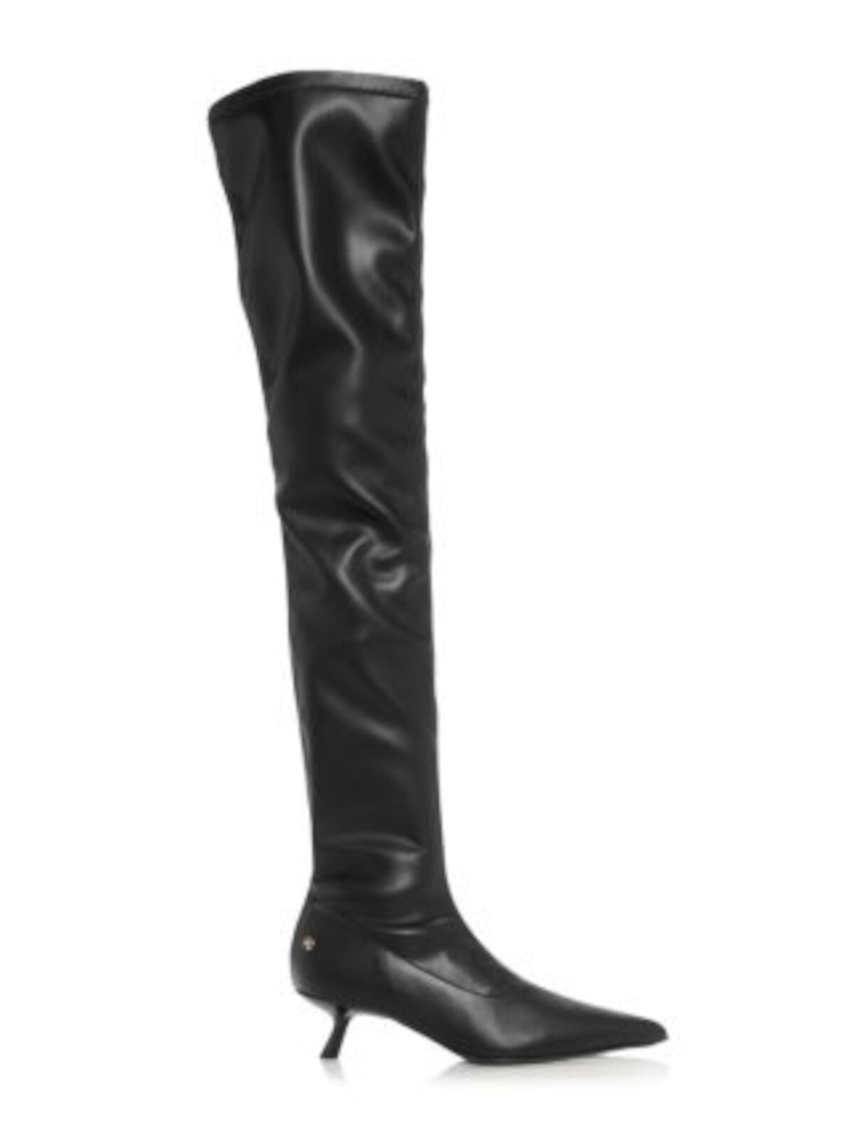 ANINE BING Womens Black Padded Hilda Pointed Toe Kitten Heel Dress Boots 36