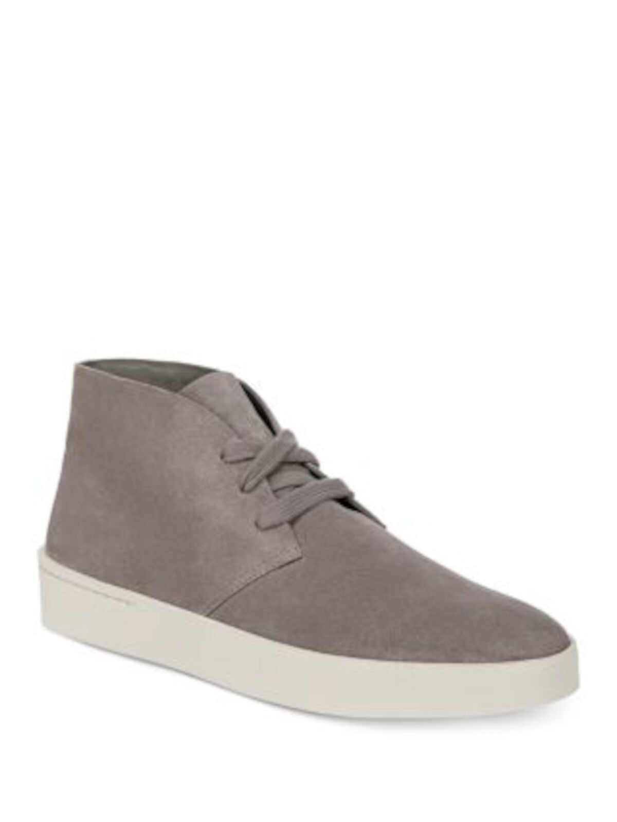 VINCE. Mens Gray Padded Pietmont Round Toe Platform Lace-Up Suede Sneakers Shoes 10 M