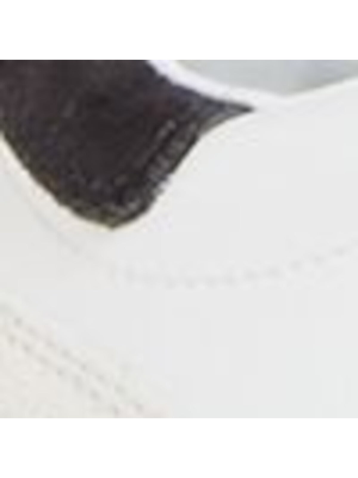 P448 Womens White Mixed Media 1" Platform Perforated Padded Bali Round Toe Wedge Lace-Up Leather Sneakers Shoes