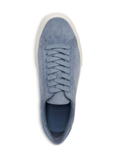 VINCE. Mens Blue Padded Fulton Round Toe Lace-Up Leather Sneakers Shoes 9-9.5