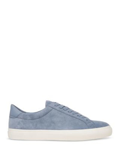 VINCE. Mens Blue Padded Fulton Round Toe Lace-Up Suede Sneakers Shoes 9 M
