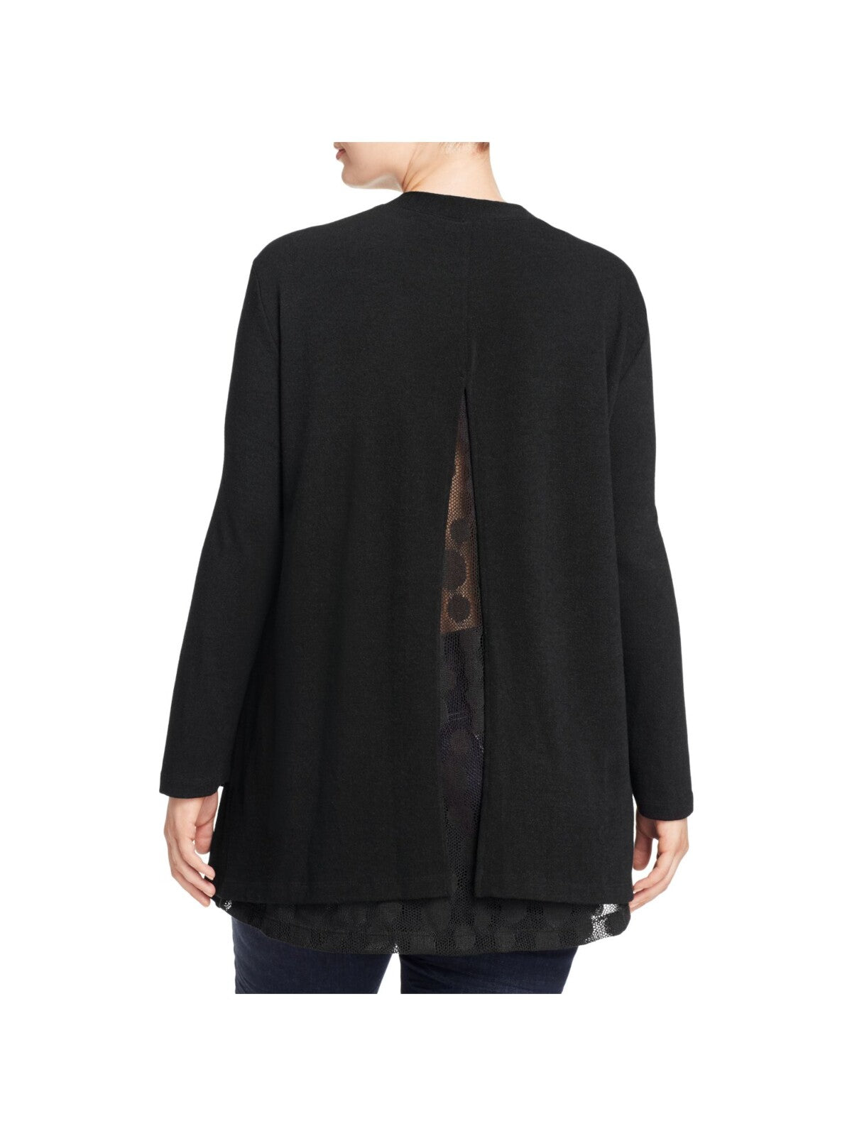 NALLY & MILLIE Womens Long Sleeve Open Front Wear To Work Top