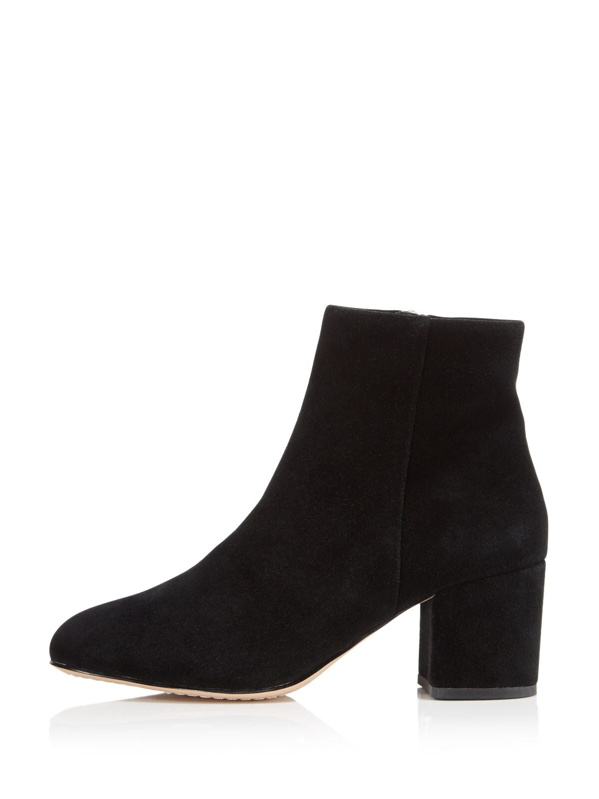 SPLENDID Womens Black Padded Daniella Round Toe Block Heel Zip-Up Leather Dress Boots 6