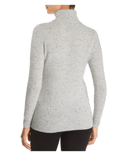 C Womens Gray Heather Long Sleeve Turtle Neck Sweater XL