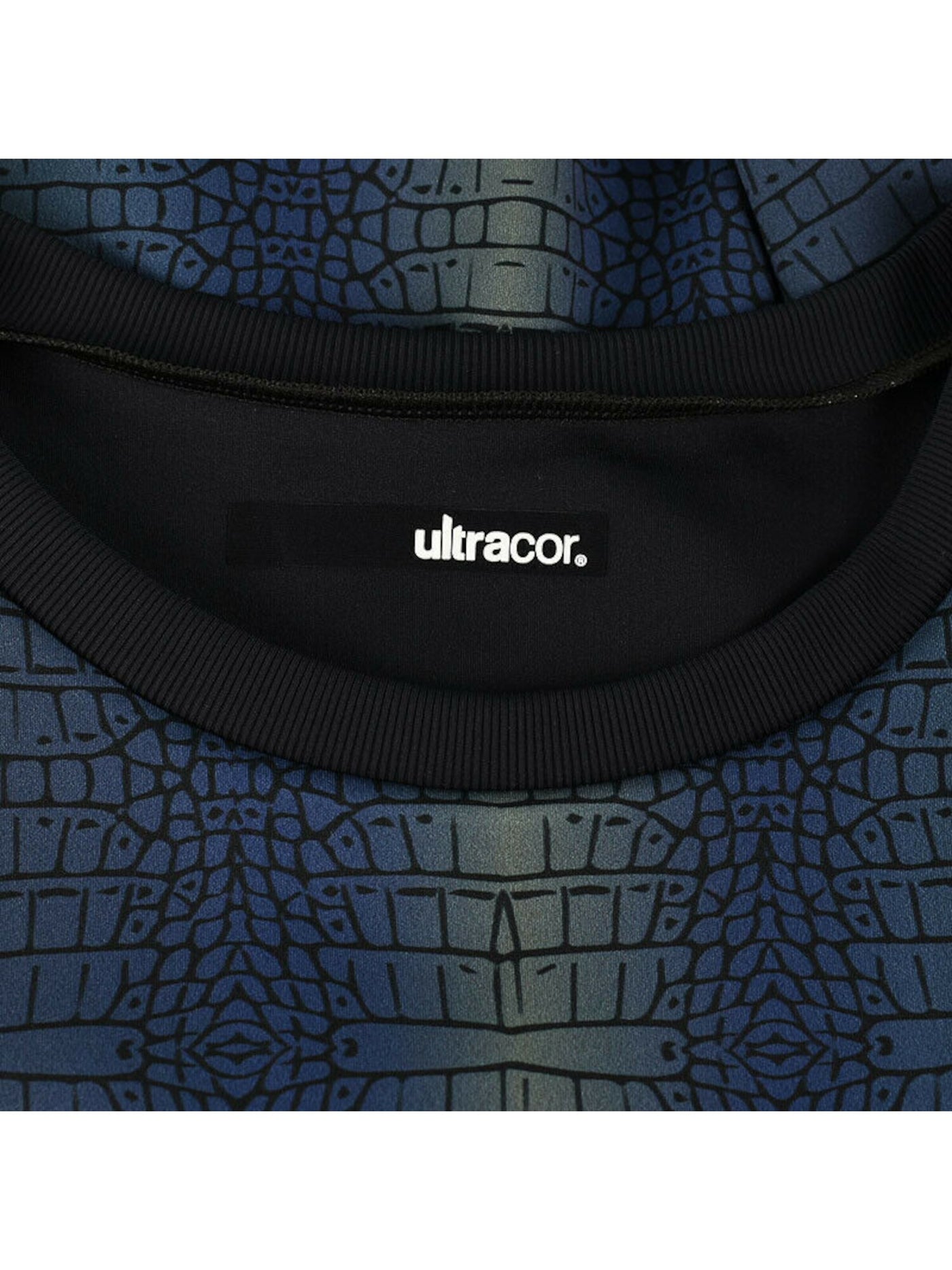 ULTRACOR Mens Teal Printed Crew Neck Shirt L