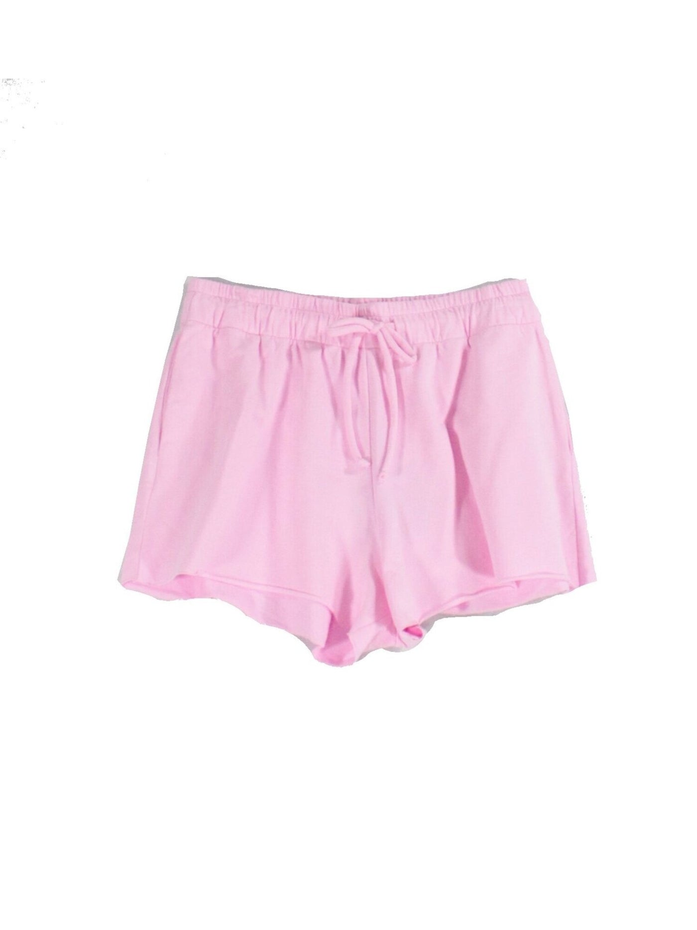 BETSY & ADAM Womens Pink Stretch Tie Short Length Raw Hem, Pull-on Shorts M