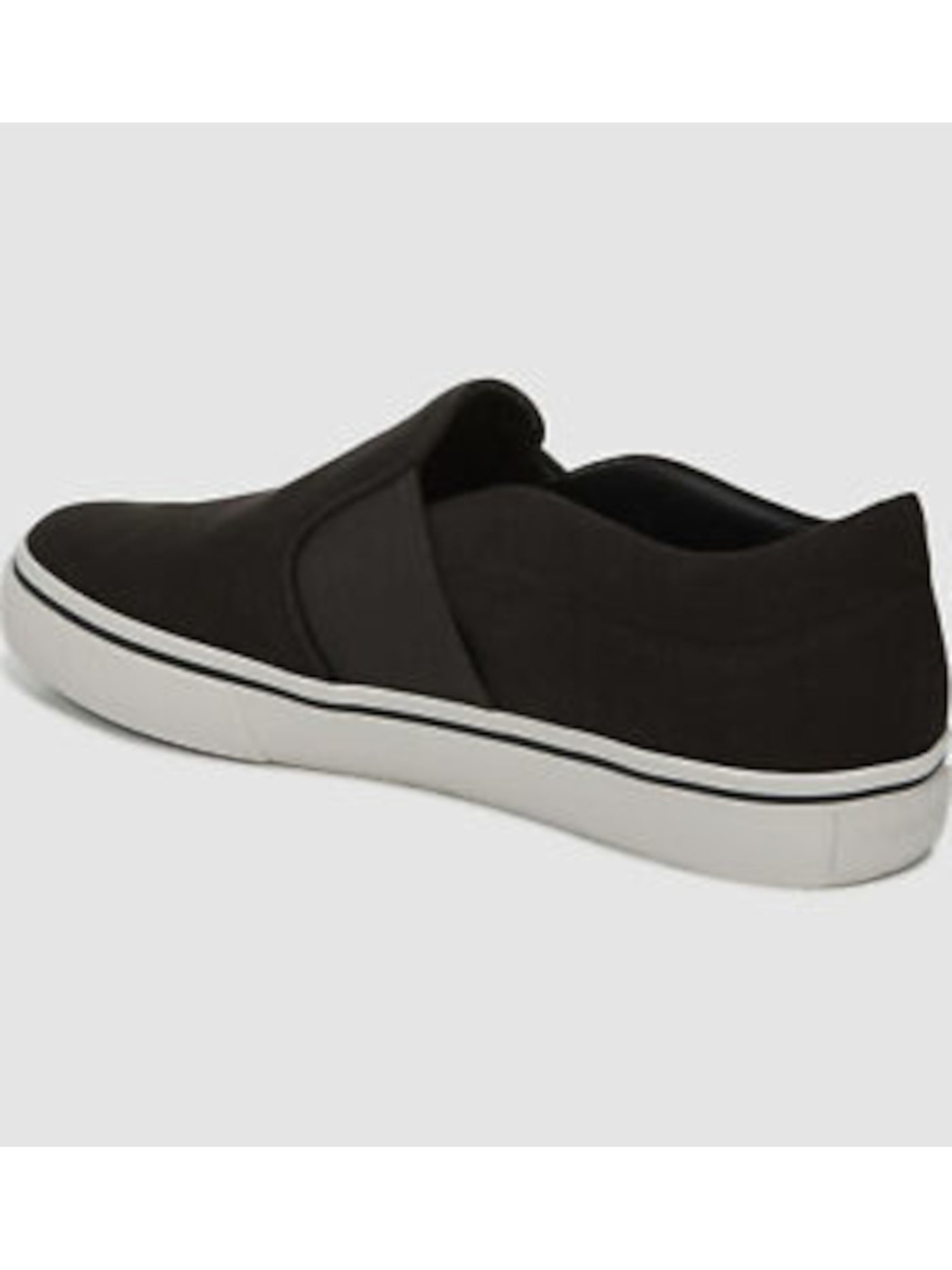 VINCE. Mens Black Goring Fenton Round Toe Platform Slip On Sneakers Shoes 11 M