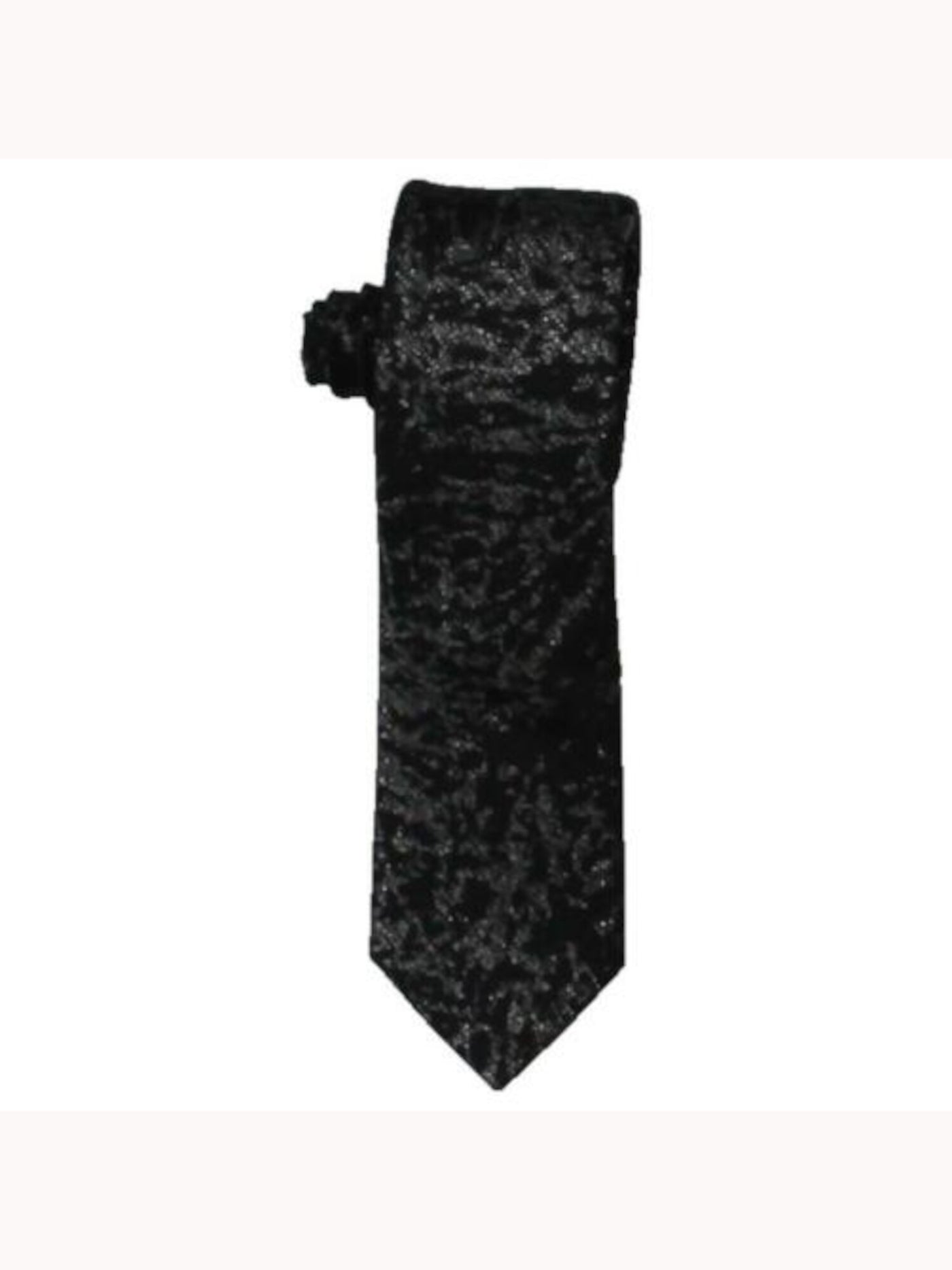 INC Mens Black Graphic Slim Neck Tie