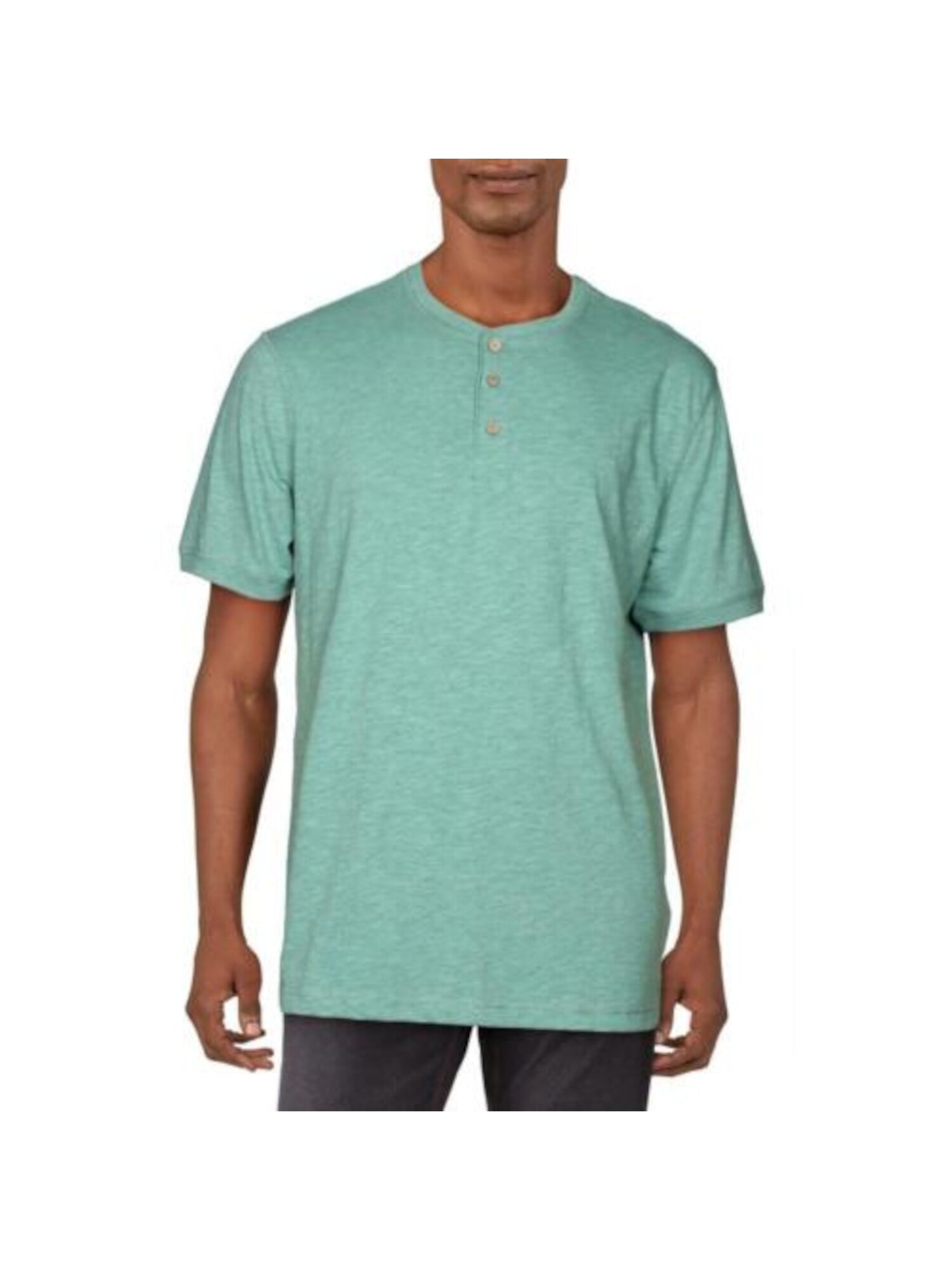 WEATHERPROOF VINTAGE Mens Green Heather Casual Shirt S