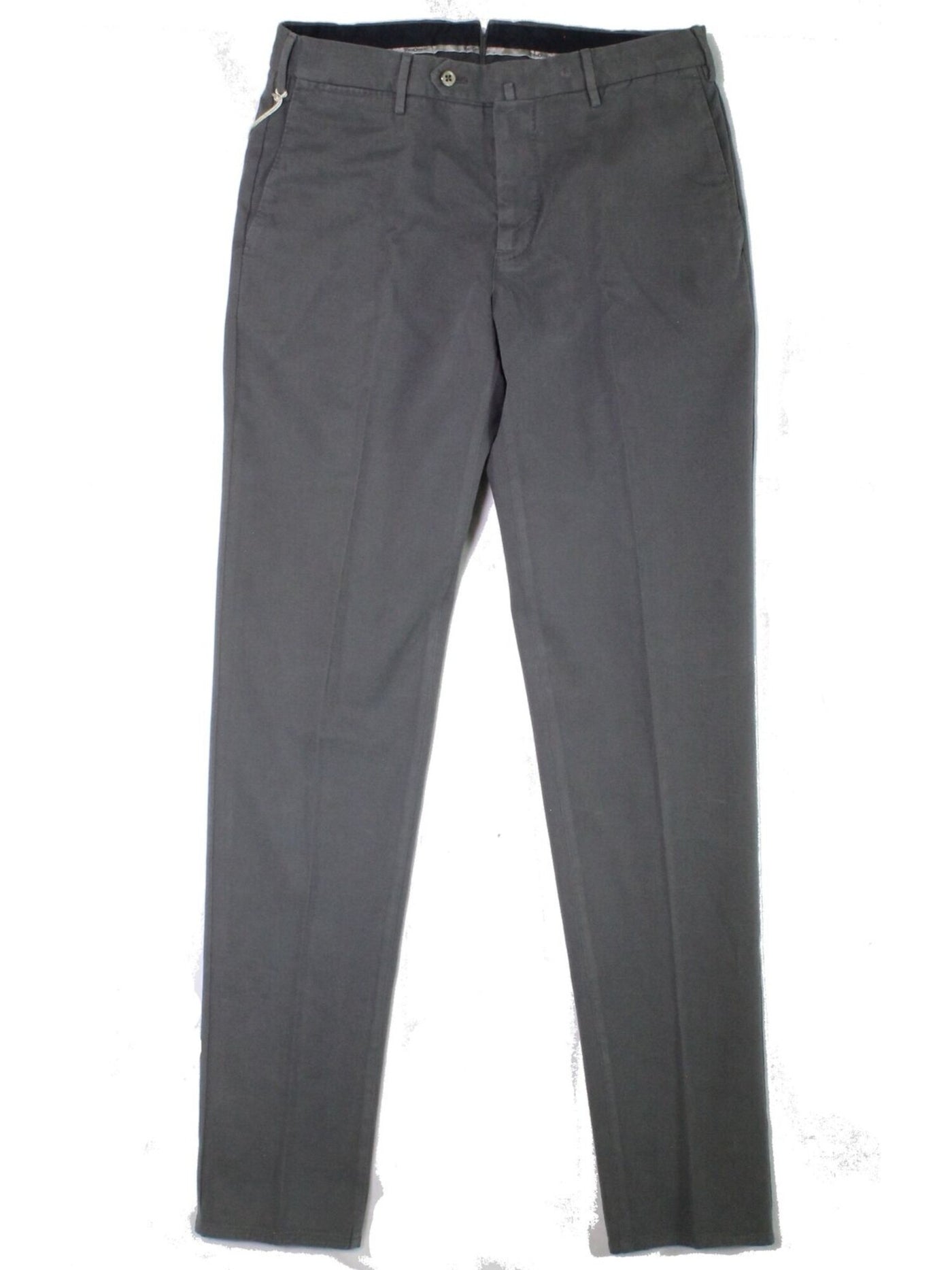 TORIN OPIFICIO Mens Gray Stretch, Tapered, Classic Fit Chino Pants 54
