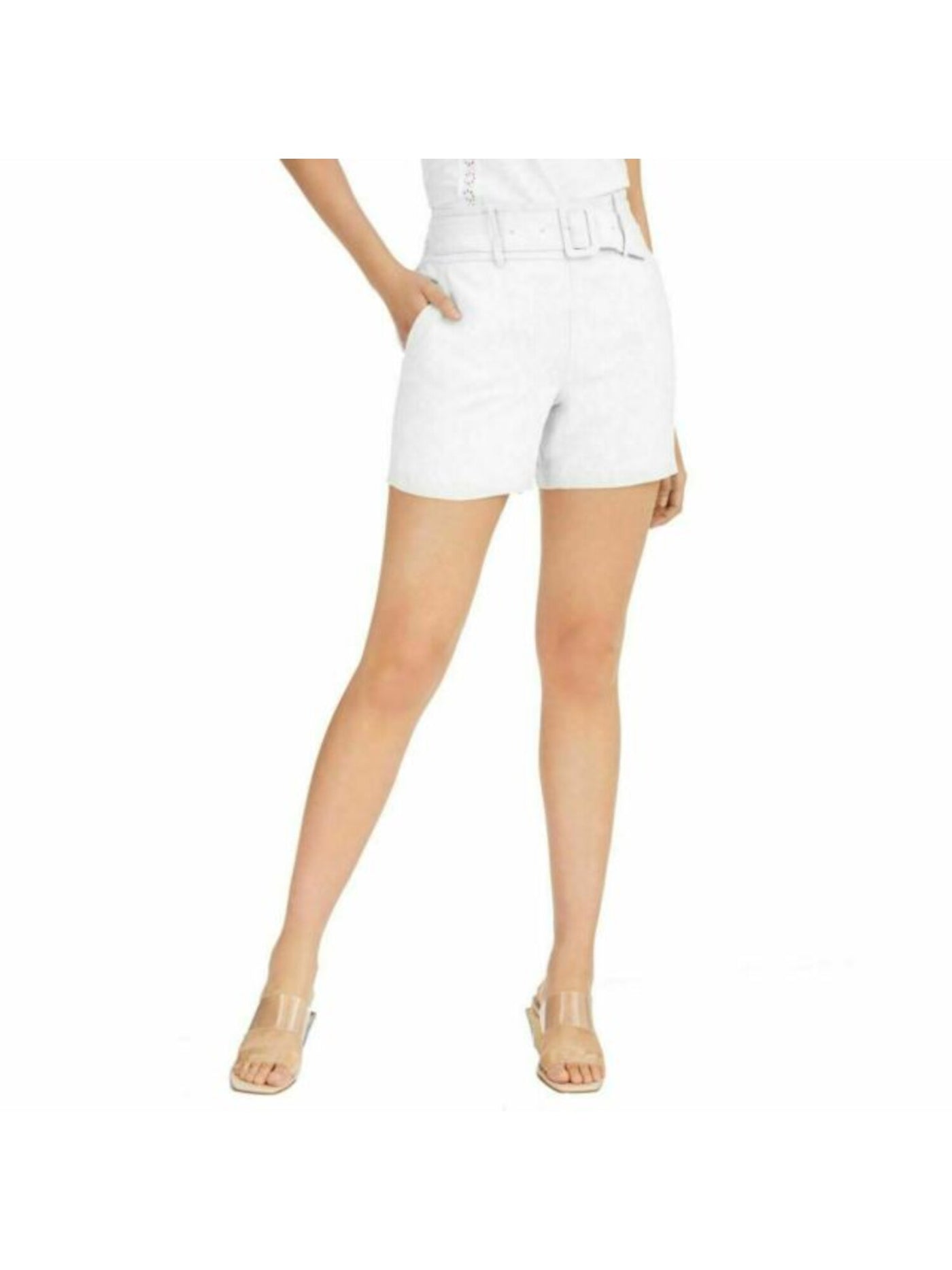 INC Womens Belted Shorts