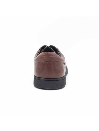 ALFANI Mens Brown Cushioned Comfort Elston Almond Toe Platform Lace-Up Oxford Shoes 9 M