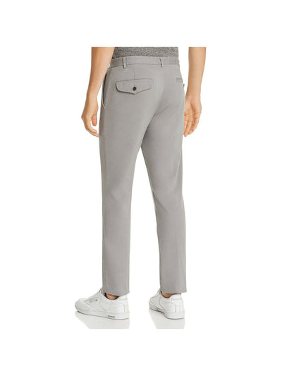 ATM Mens Gray Regular Fit Cotton Pants 30