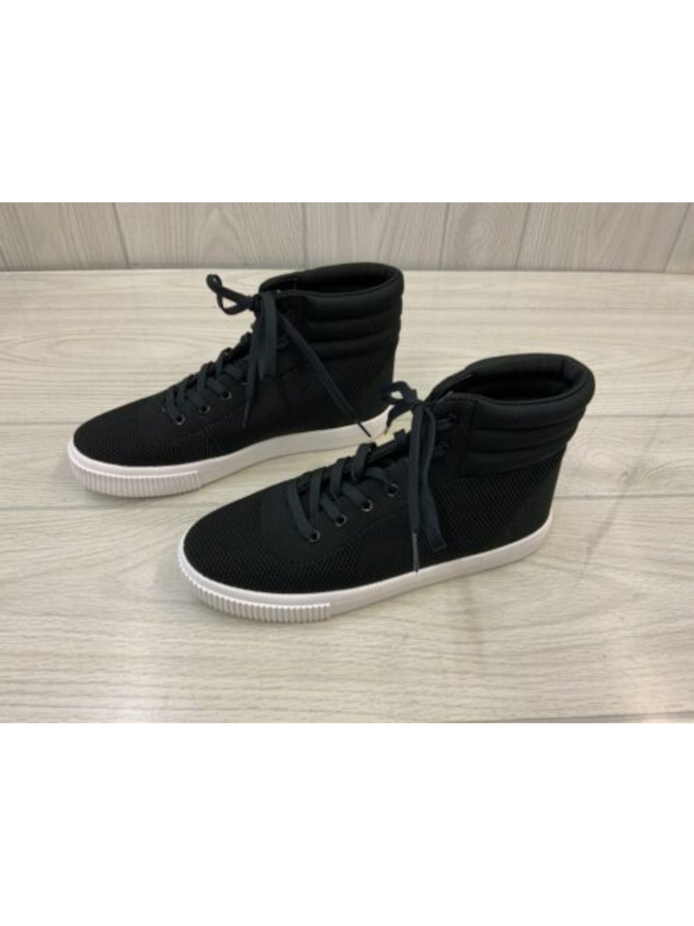 SPLENDID Womens Black Knit Comfort Leona Round Toe Platform Lace-Up Athletic Sneakers Shoes 8.5 M