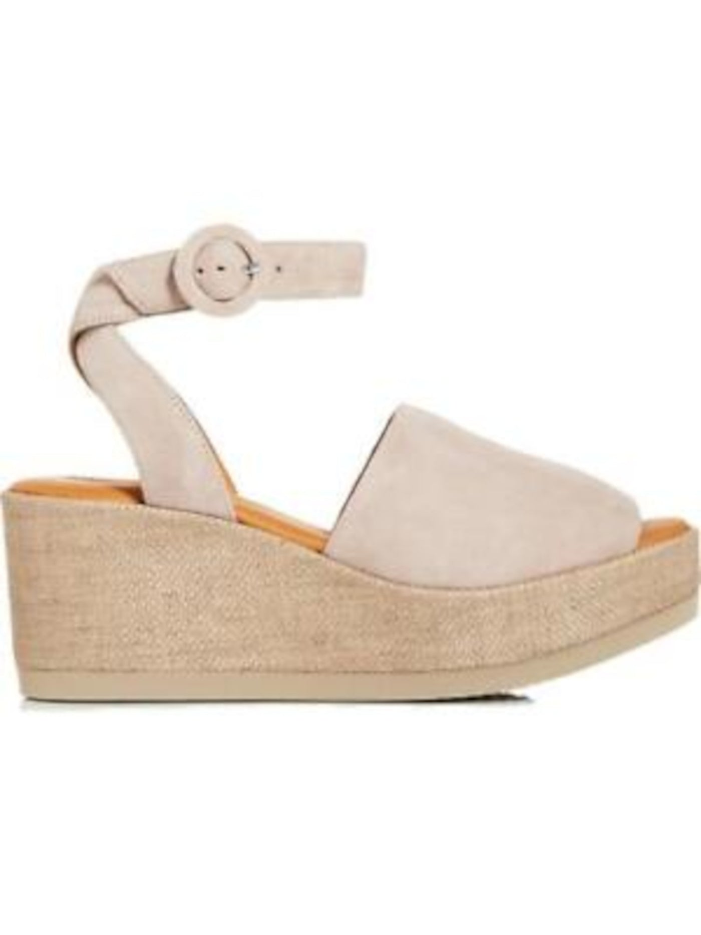 ANDRE ASSOUS Women's Ivory Klarita Cushioned Adjustable Strap Solid Espadrille
