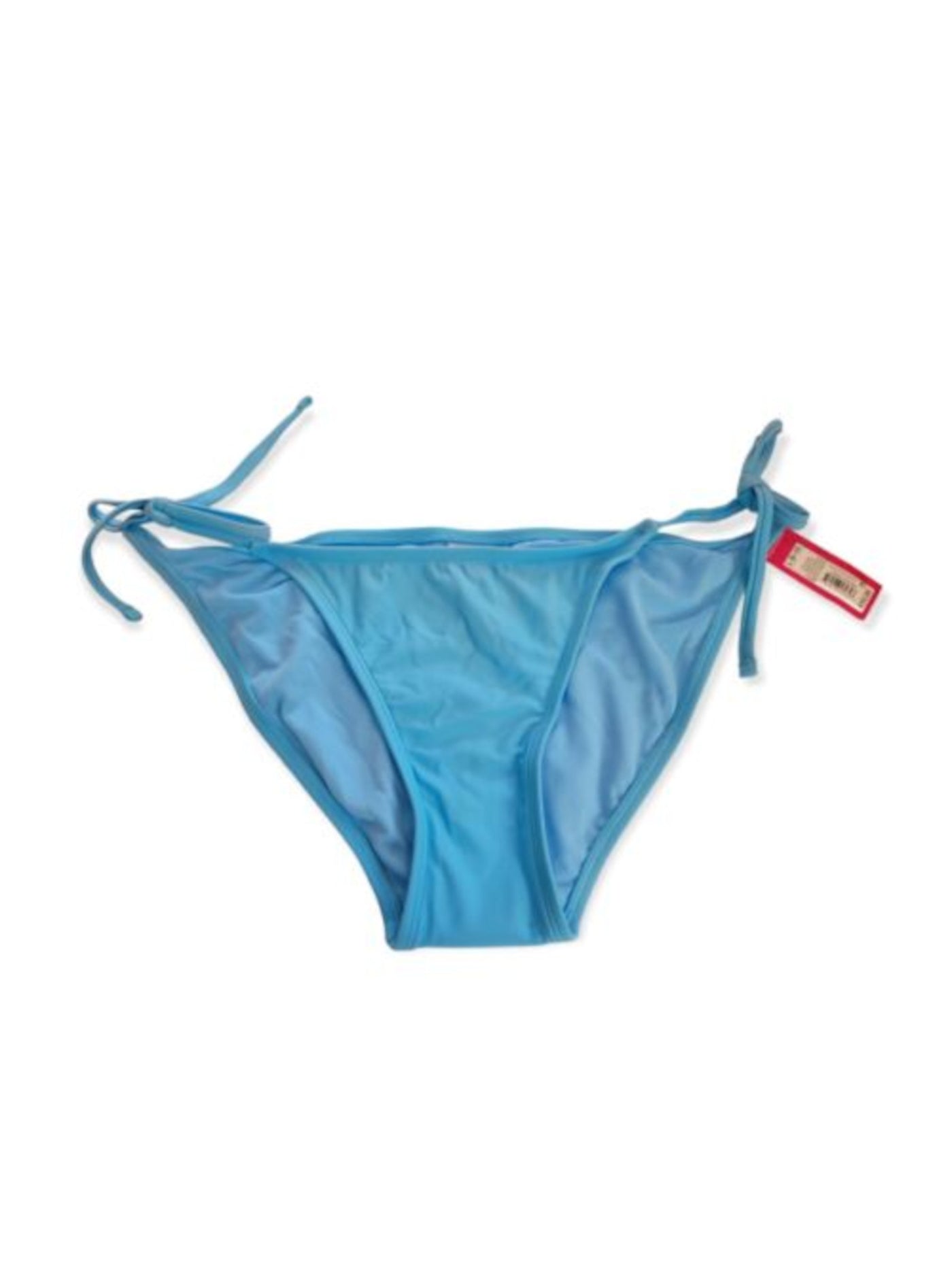 XHILARATION Women's Blue Tie Bikini Swimwear Bottom M