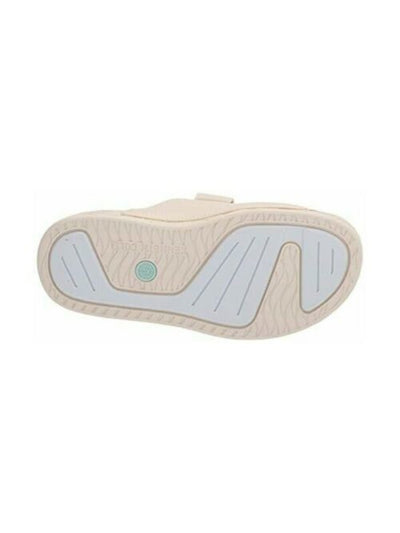 KENNETH COLE Womens Ivory Engraved Adjustable Strap Comfort Nova Round Toe Platform Slip On Slide Sandals Shoes M